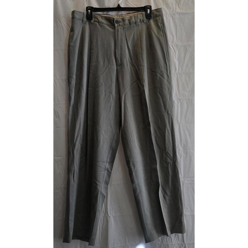 Tommy Bahama Silk Trousers Pleated Relaxed Fit